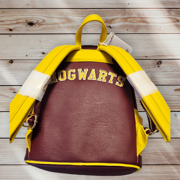 Harry Potter Hogwarts Crest Varsity Jacket Mini Backpack - Picture 7 of 9